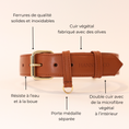 Charger l'image dans la visionneuse de la galerie, Collier en cuir végétal
