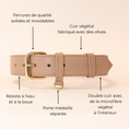 Charger l'image dans la visionneuse de la galerie, Collier en cuir végétal
