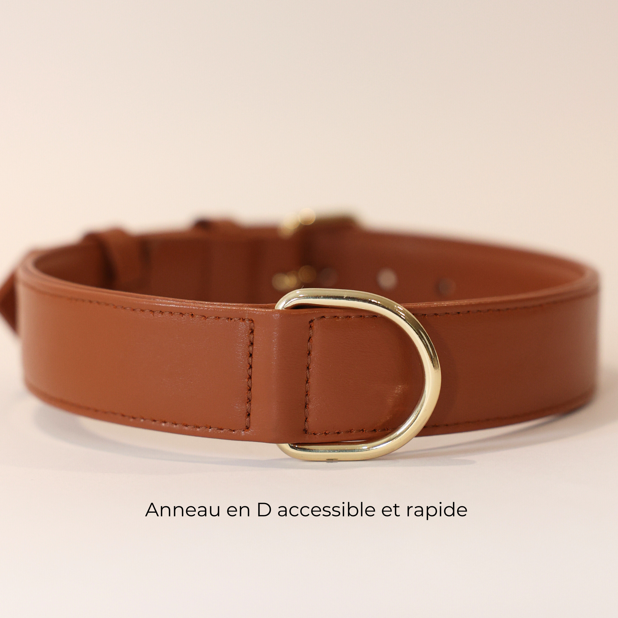 Collier en cuir végétal
